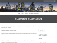 Tablet Screenshot of e-immigrationlaw.com